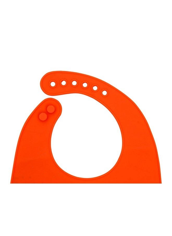 The Little Lookers - Silicone Feeding Bib For Baby With Adjustable Strap Waterproof Easy Stain Proof ; 100% Bpa Free (0 3 Years) (Pack Of 1) - Image 1