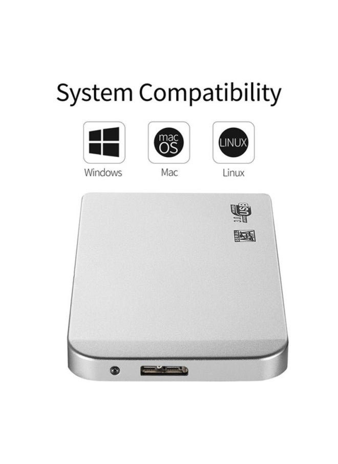 Generic External High-speed Mobile Hard Disk Expansion Upgrade 16T 8T 4T 2T 1T500G Supply Stability On The Same Day-Capacity:12TB-Interface:Silver  - Image 3