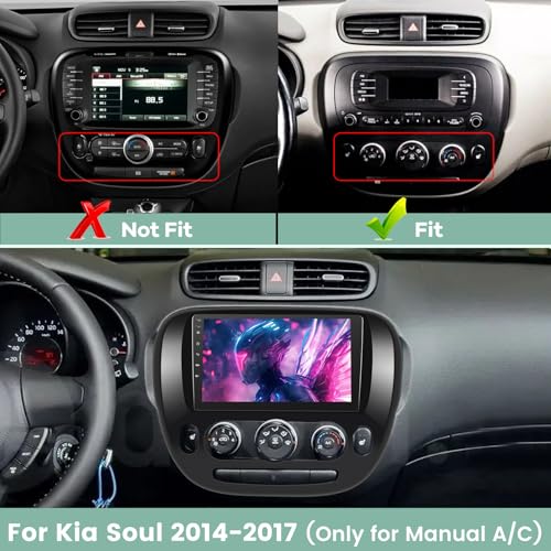 EKAT 264G Car Radio for Kia Soul 20142017 Only for Manual AC 9 inch Android 13 Touch Screen KIA Soul Stereo CarplayAndroid AutoEQ AudioSWCBluetooth26 Ul Desktop Themes - Image 3