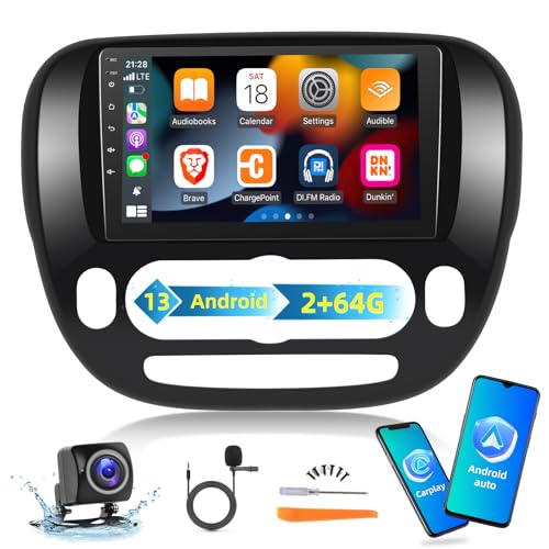 EKAT 264G Car Radio for Kia Soul 20142017 Only for Manual AC 9 inch Android 13 Touch Screen KIA Soul Stereo CarplayAndroid AutoEQ AudioSWCBluetooth26 Ul Desktop Themes - Image 1