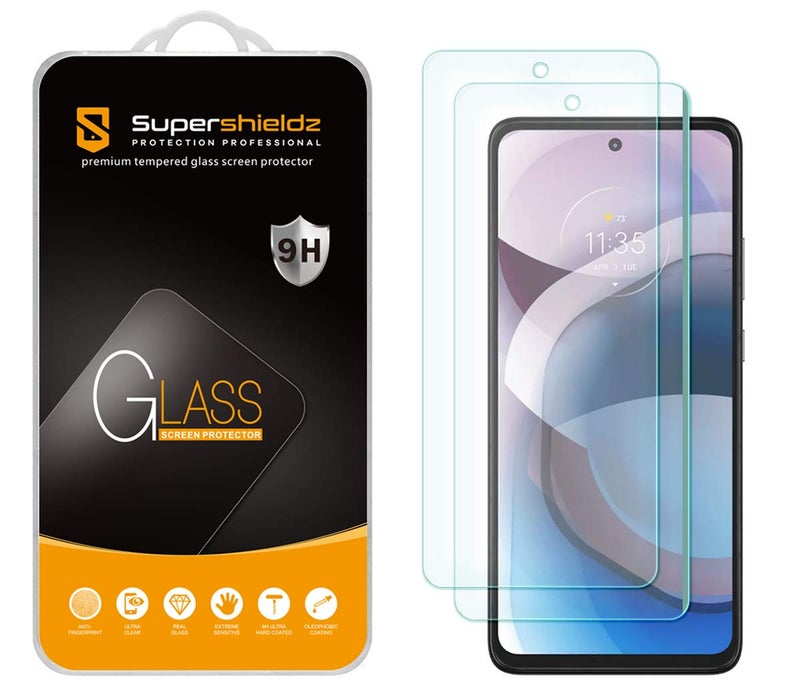 Supershieldz 2 Pack Designed for Motorola One 5G Ace One 5G UW Ace Tempered Glass Screen Protector Anti Scratch Bubble Free - Image 3