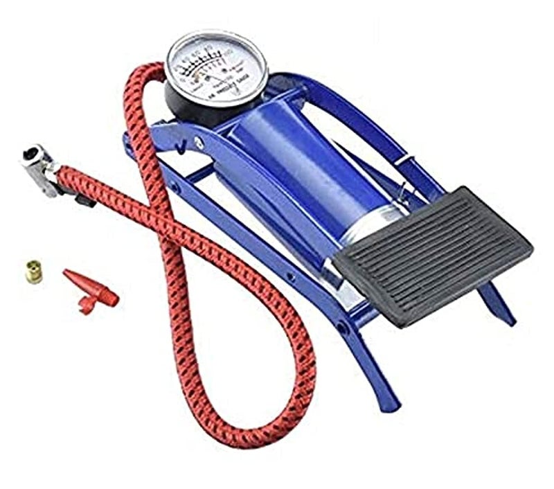 Lukzer Portable Air Foot Pump Tyre Inflator (Mini, Single Cylinder, Double Cylinder)