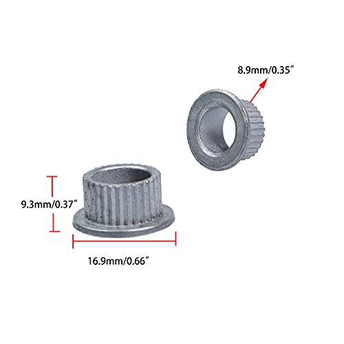 YMHHefy Door Hinge Pin and Bushing Repair Kits Compatible with 1988-2002 Chevy GMC C1500 C2500 K1500 K2500 K3500 Suburban Tahoe Jimmy Yukon (4 pins 2 Door) 15685040 15562609 - Image 3
