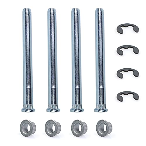 YMHHefy Door Hinge Pin and Bushing Repair Kits Compatible with 1988-2002 Chevy GMC C1500 C2500 K1500 K2500 K3500 Suburban Tahoe Jimmy Yukon (4 pins 2 Door) 15685040 15562609 - Image 4