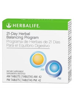 Herbal Balancing Program of 21-Days 42 Tablets for AM/42 Tablets for PM Dietary Supplement