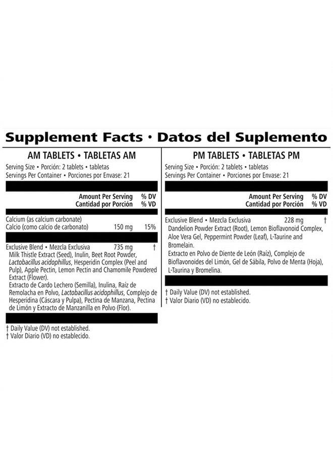 HERBALIFE - Herbal Balancing Program of 21-Days 42 Tablets for AM/42 Tablets for PM Dietary Supplement - Image 1