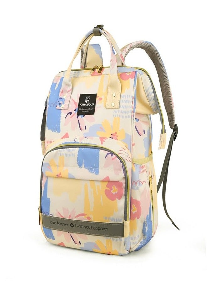 Winnies Diaper Bag Backpack for Moms – Printed Waterproof Maternity Baby Bag with Multiple Pockets | Travel & Hospital Use - Image 5