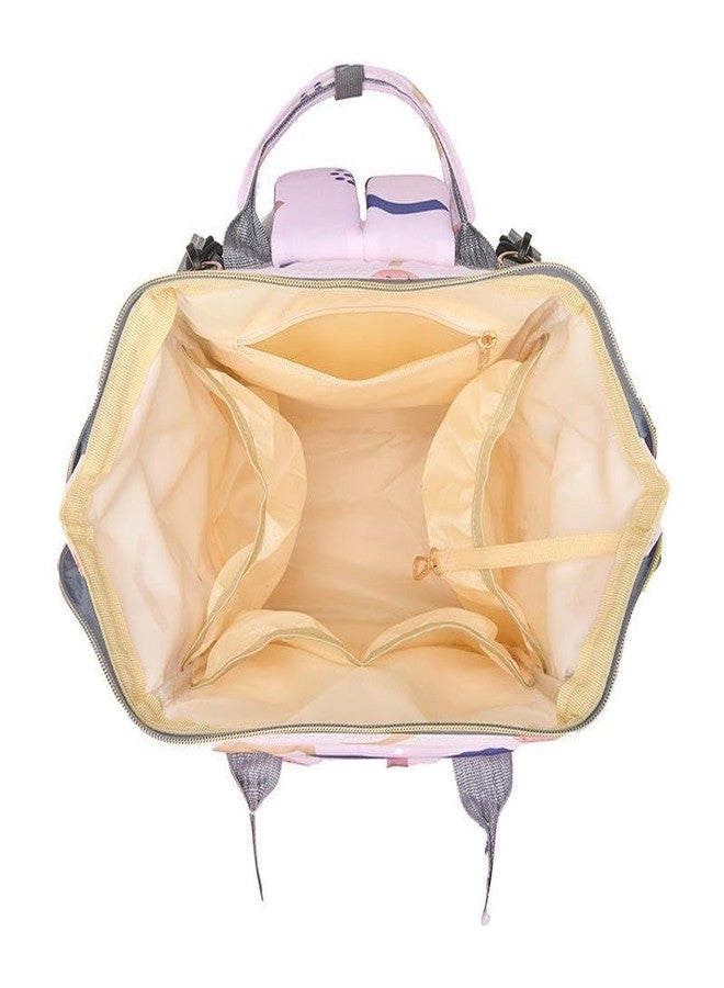 Winnies Diaper Bag Backpack for Moms – Printed Waterproof Maternity Baby Bag with Multiple Pockets | Travel & Hospital Use - Image 4