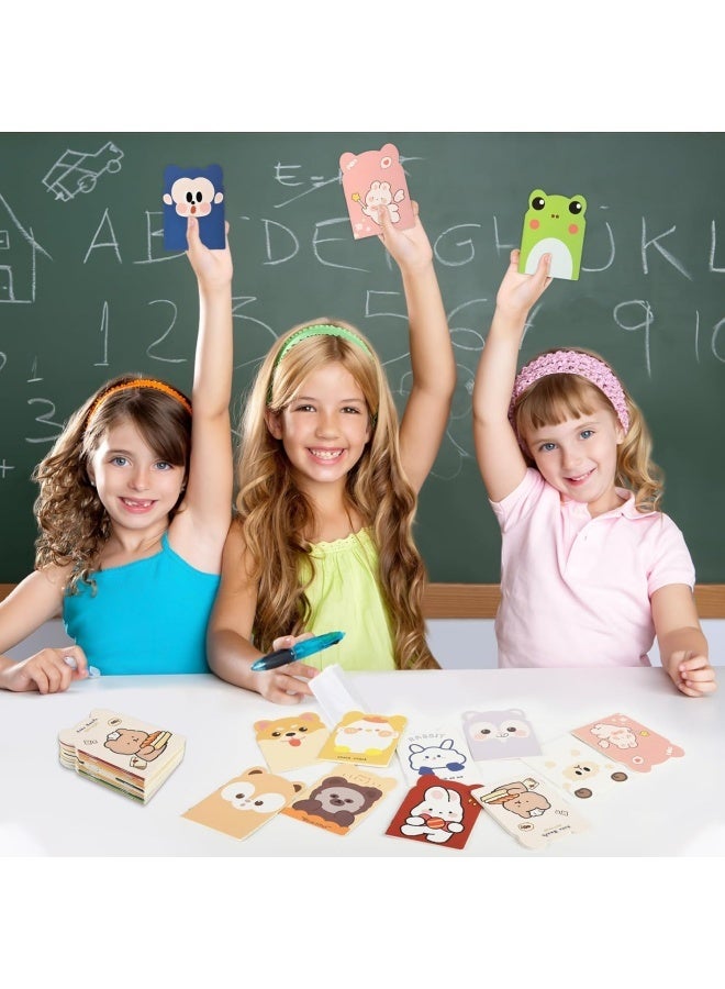 20 pcs mini notebooks, suitable for school use, mini cute animal notebooks, mini notebooks, suitable for Christmas office classroom prizes, college ruled pages (Random styles cartoon animals) - Image 5