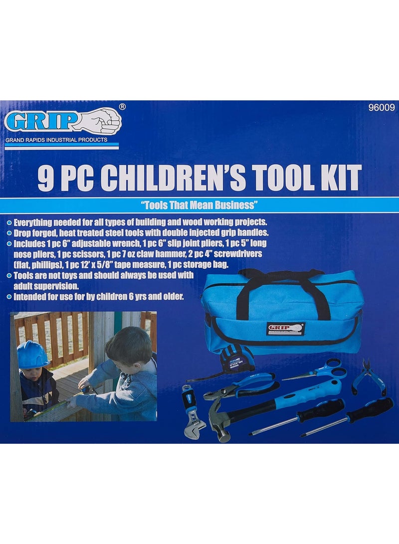 Grip 9 pc Children's Tool Kit - Image 2