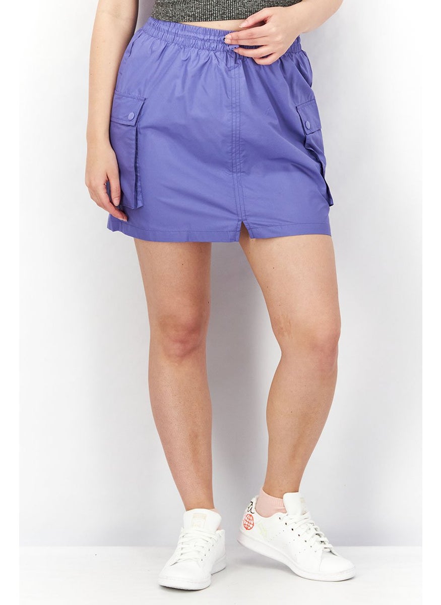 PUMA Women Sportswear Fit Front Pocket Skirt, Indigo  - Image 1