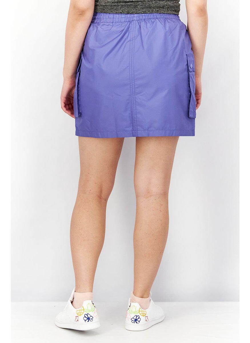 PUMA Women Sportswear Fit Front Pocket Skirt, Indigo  - Image 4