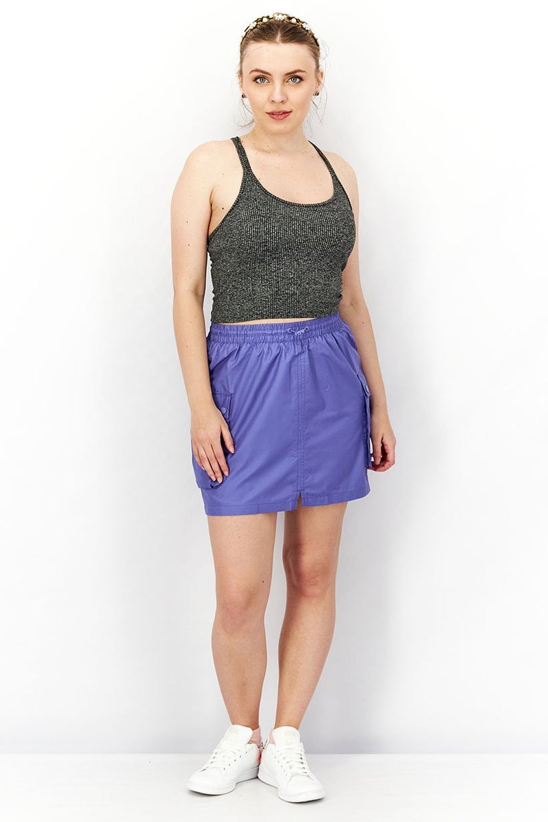 PUMA Women Sportswear Fit Front Pocket Skirt, Indigo  - Image 2