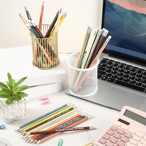 Fumete 36 Pcs Inspirational Pencil Gifts for Students Bulk Motivational Pencils with Eraser Presharpened Pencils #2 HB Grade Gifts for Classroom Teacher Must Have Christmas Stocking Stuffers - Image 4