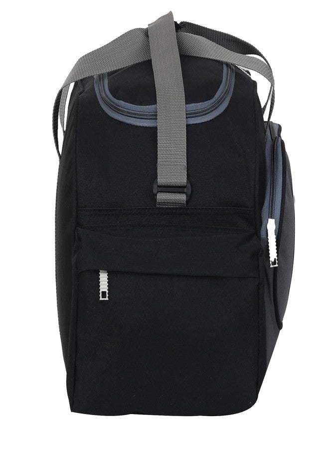 Liker Bag Large 45 L Hand Luggage Travel Duffel Bag Light Weight Havy Duty Strong - Large Capacity (Black) - Image 2