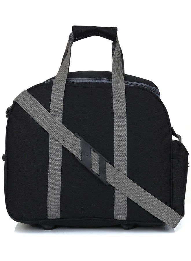 Liker Bag Large 45 L Hand Luggage Travel Duffel Bag Light Weight Havy Duty Strong - Large Capacity (Black) - Image 4