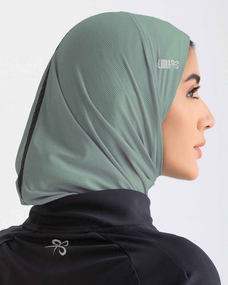 Libra Sport Hijab Light - Olive Green - Image 3