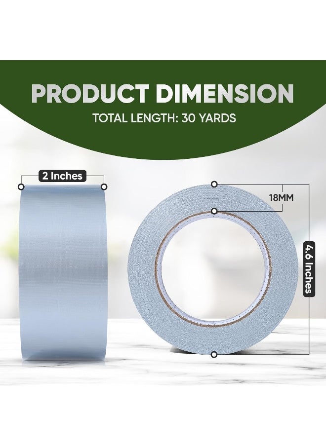MOMENT 1 Roll Duct Tape | 2 Inches X 30 Yards Strong Adhesive Silver Tape For Packing, Kitchen Home, Office, Indoor & Outdoor Use  - Image 2