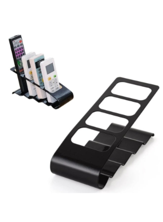 منظم ريموت باربع فتحات – تصميم أنيق وخفيف الوزن لتنظيم الريموتات – مناسب للتلفزيون، التكييف، الرسيفر وأجهزة التحكم – قاعدة ثابتة لا تنزلق متعدد الاستخدام في المنزل او المكتب - Image 1