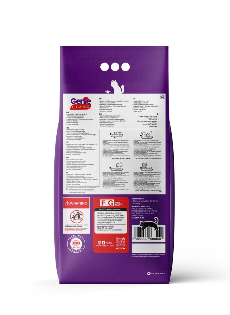 Genie - Genie Cat litter Clumping 6.3 L Lavender - Image 1
