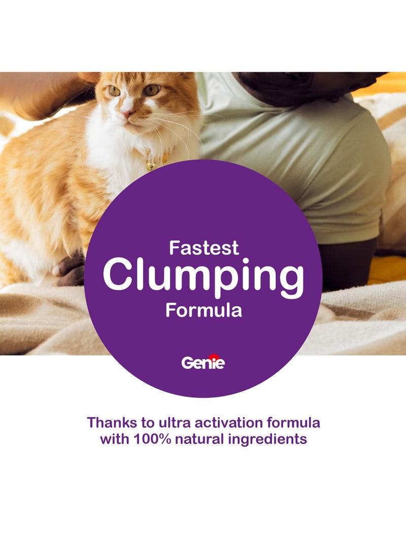 Genie - Genie Cat litter Clumping 6.3 L Lavender - Image 1