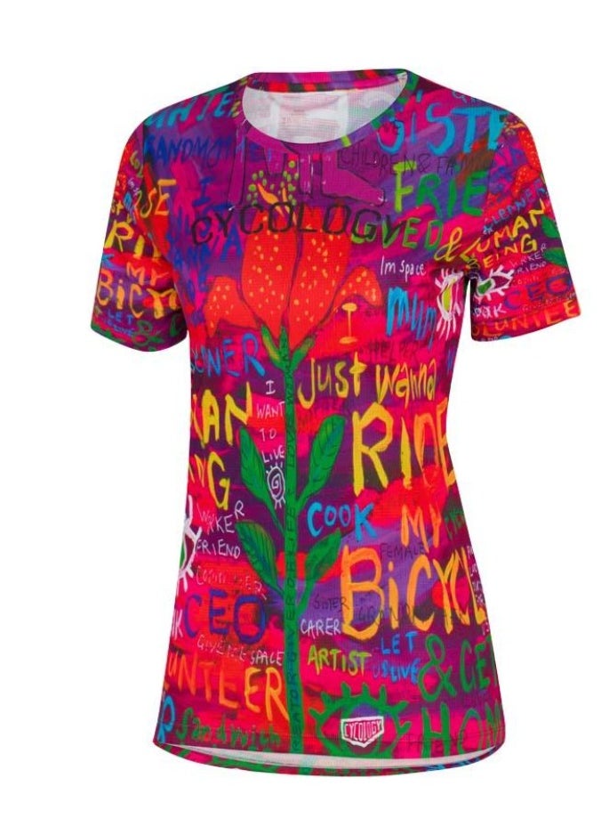 CyCology - See Me Women's Technical T-Shirt - Image 1