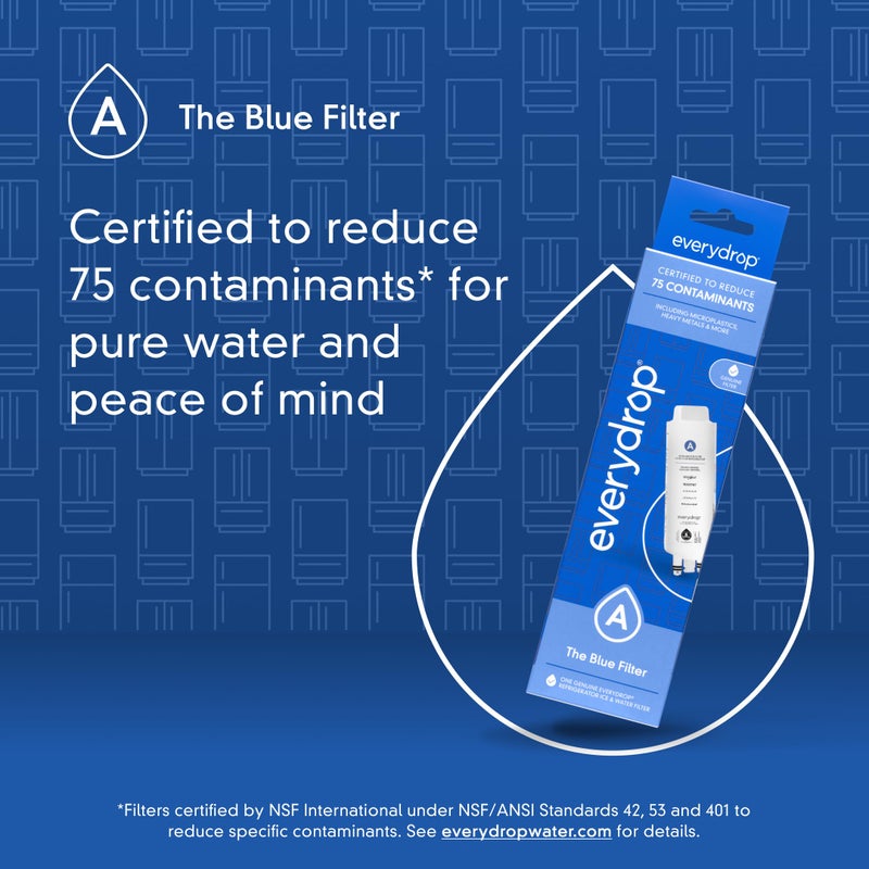 EveryDrop by Whirlpool everydropÂ® by Whirlpool Refrigerator Water Filter A - EDRARXD1 (Pack of 1) - Image 4