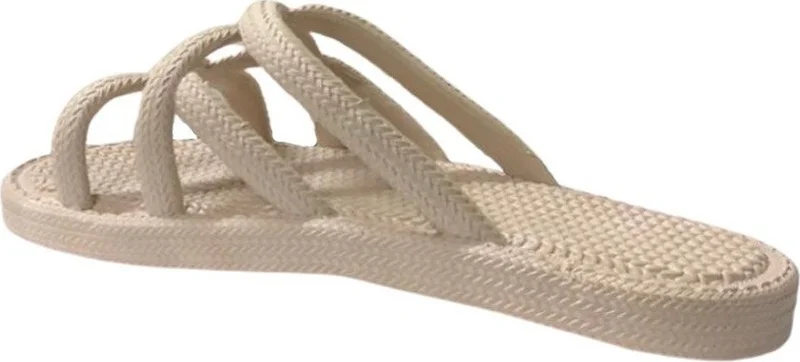 Gezer 12494 Cream Women's Anti-Slip Knitted Slippers