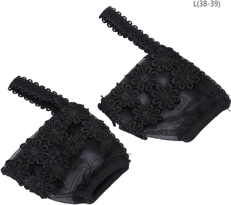 كلاراكو كلارك ارتدي كعبك، أحزمة كاحل نسائية مضادة للانزلاق وقابلة للفصل، أربطة حزام، أحزمة قابلة للتعديل، أربطة متقاطعة، أربطة كعب (L (3839 ياردة)) (L (38-39 ياردة)) - Image 2