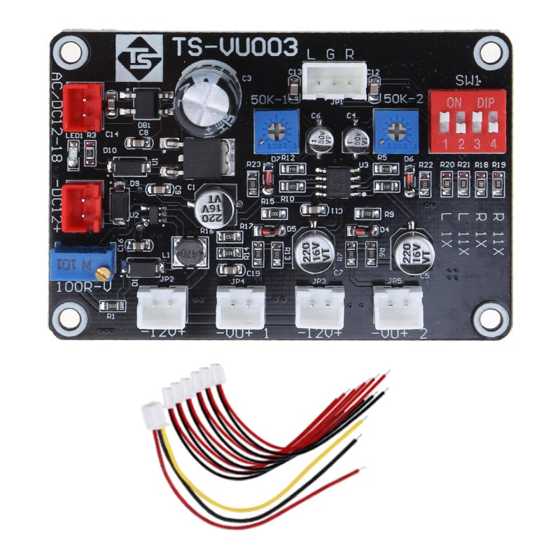 Dual Channel Vu Meter Driver Board Module PCB For Tube Amplifier 12 18V - Image 2