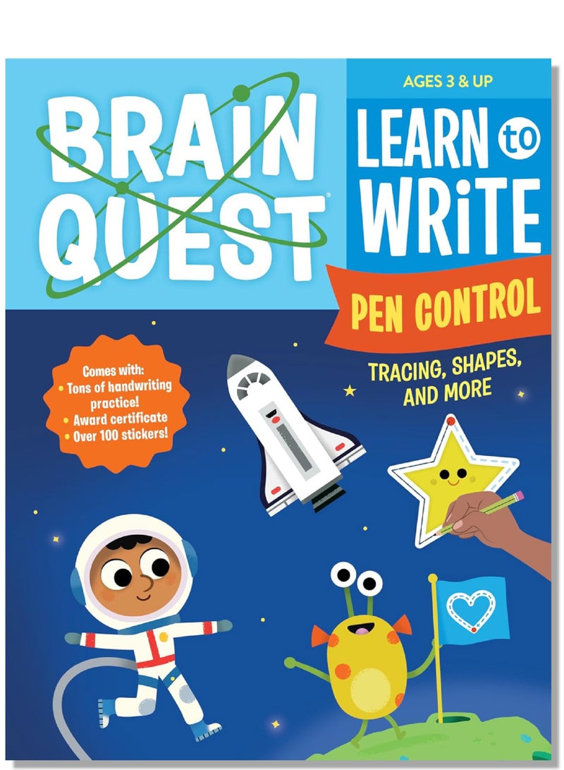Brain Quest Learn To Write: Pen Control, Tracing, Shapes, And More