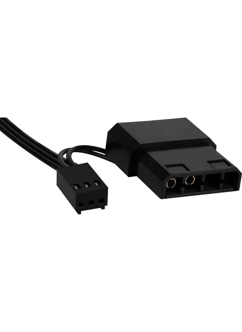 AeroCool - AE-CFFR120BK Force 12cm PWM 4Pin Black Silent Fan - Image 1
