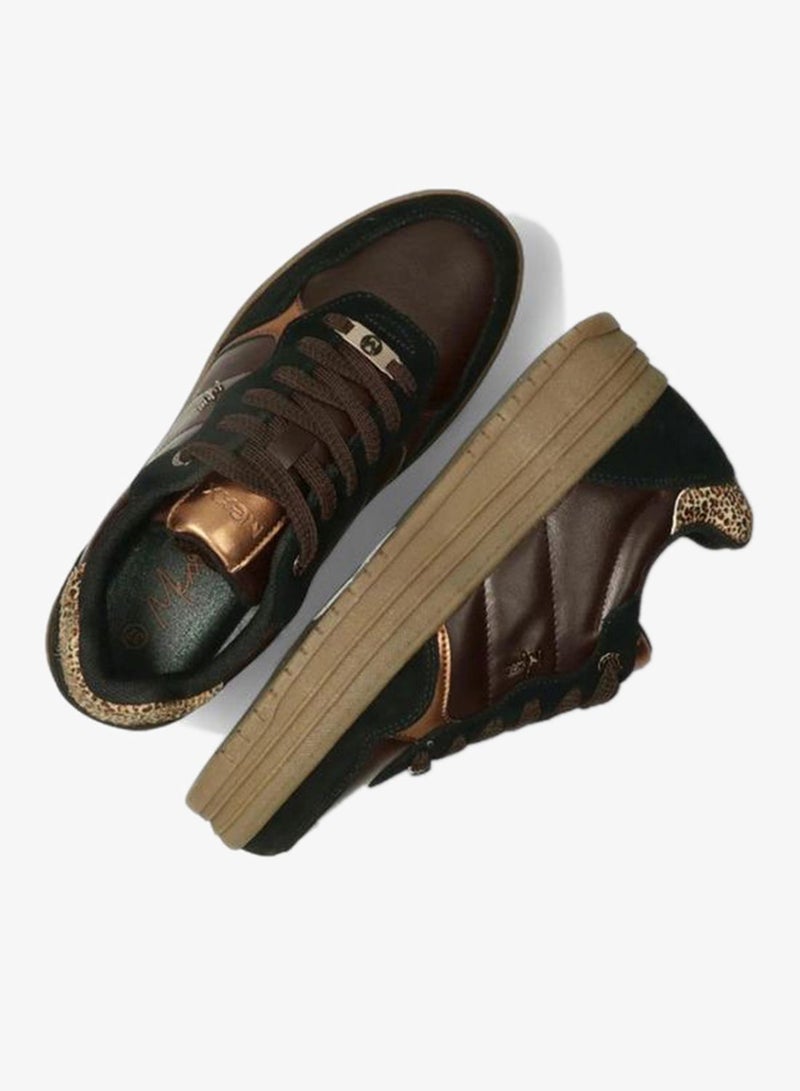 مكس أحذية رياضية برباط بتصميم كتل الألوان - Image 5