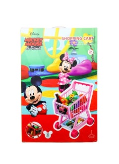 Generic Mickey Mouse & Friends Pink Shopping Cart 33 Pieces - 1319  - Image 1