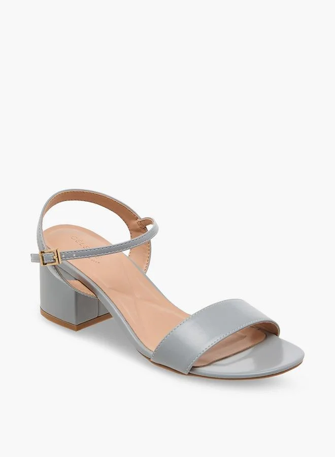 سيليست Women Block Heel Ankle Strap Sandals