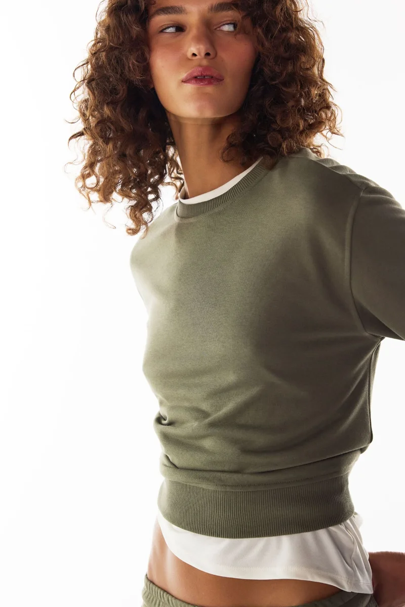 بنتي PENTI Women's Oversize Crew Neck Sweatshirt
