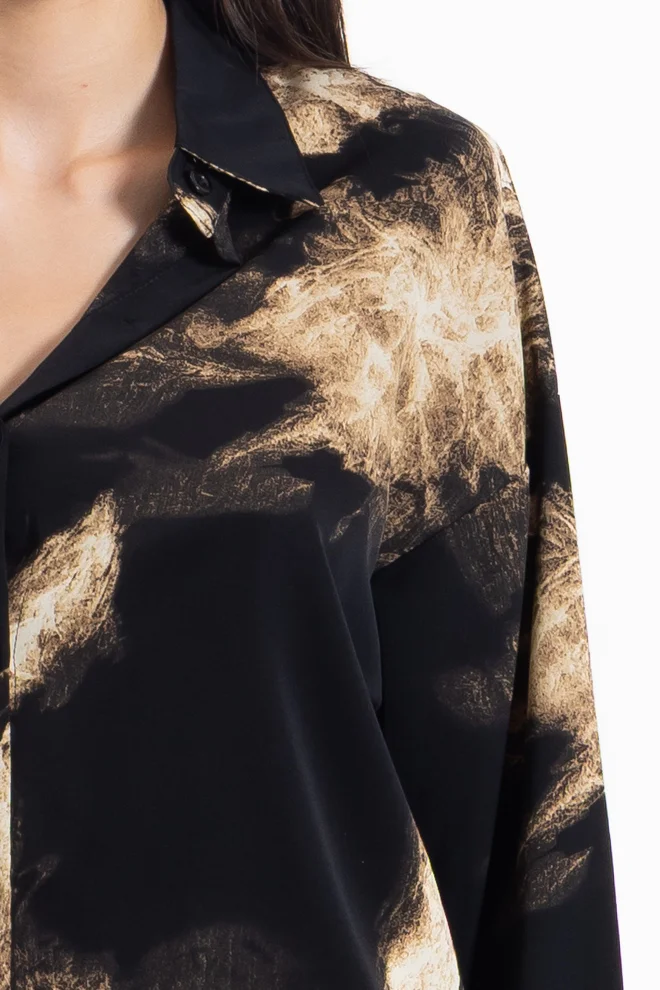 SHAPES LIGHTWEIGHT ABSTRACT PRINT SHIRT