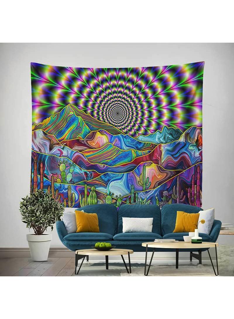Y&D Wall Purple Light Decorative Cloth Hanging Cloth Tapestries Room Background Cloth Tapestries Wall Hanging-LS-HXD-100895x73 - Image 2