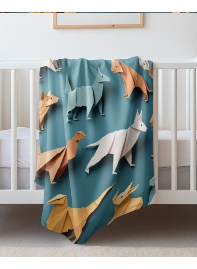 general Children's or student cartoon flannel thin blanket (warm and comfortable, suitable for sleep, games) 100cm*150cm - 793 - Image 1