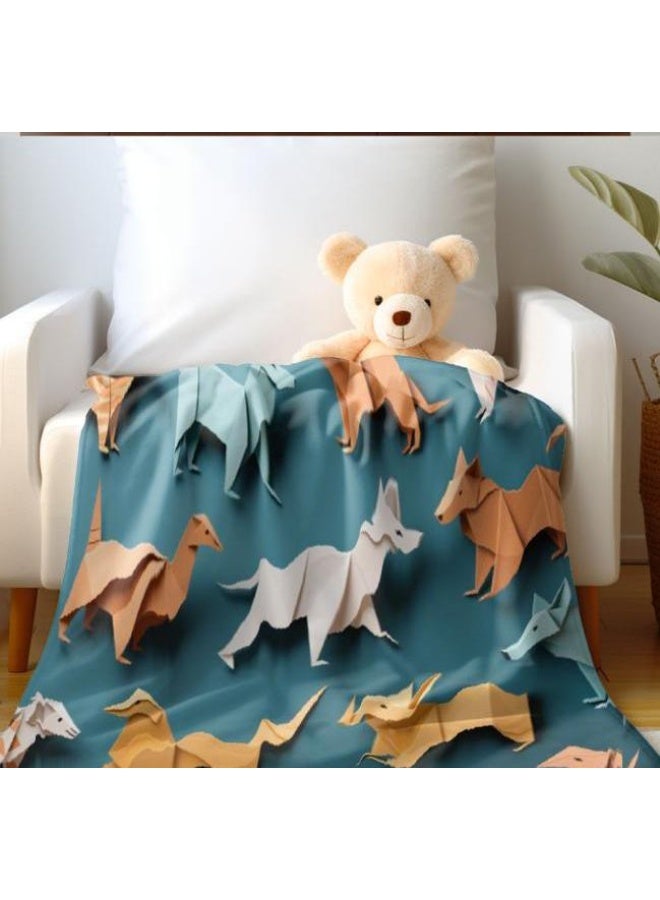 general Children's or student cartoon flannel thin blanket (warm and comfortable, suitable for sleep, games) 100cm*150cm - 793 - Image 5