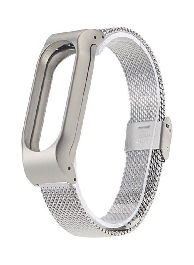 NIBEMINENT Replaceable Stainless Steel Band Strap For Xiaomi Mi 2 Silver - Image 1