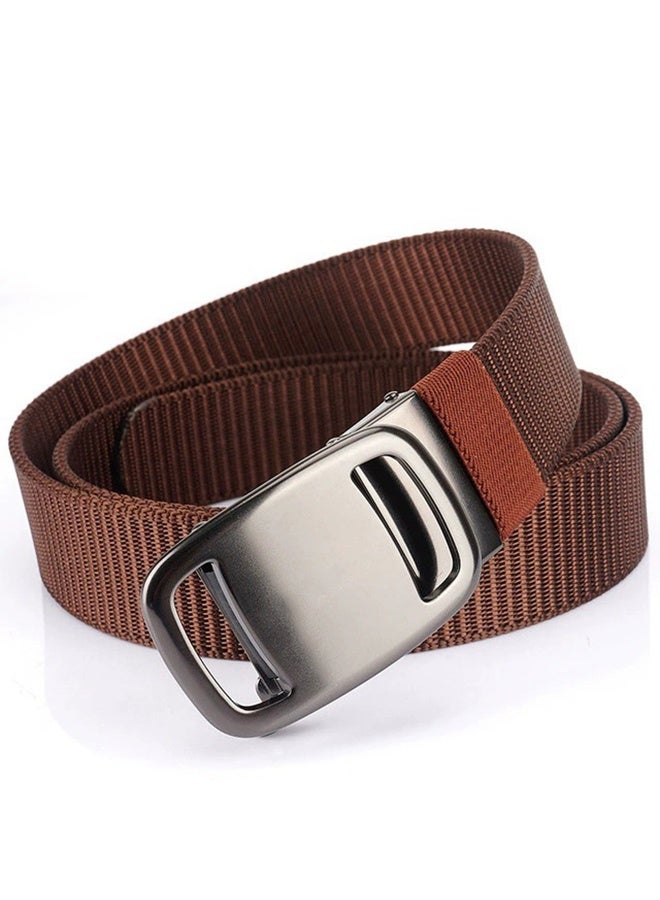 Automatic Nylon Belt for Men & Women - Fashionable, Adjustable, Durable, and Comfortable Waist Belt for Casual & Formal Wear, Everyday Use, and Outdoor Activities - Image 1