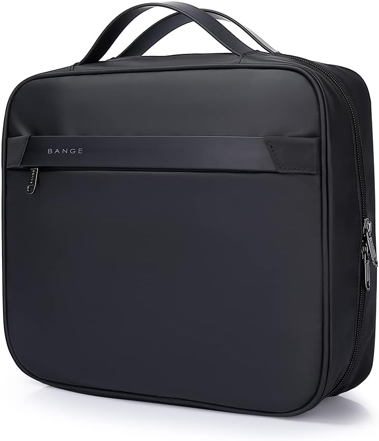 BANGE Travel Toiletry Bag, Large Hanging Toiletry Bag, Foldable Travel Bag Waterproof Wash Bag for Business Trip, Vacation Makeup Bag - Image 1