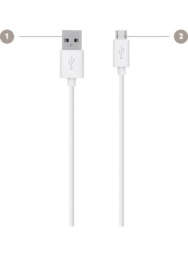 ICS Micro-USB to USB Cable White - Image 2
