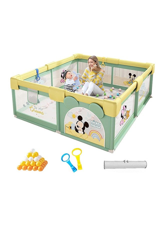 0TO1 TECH Baby Playpen 200x180cm Extra Large Play Yard with Gate Sturdy Safety Baby Fence  - Image 1