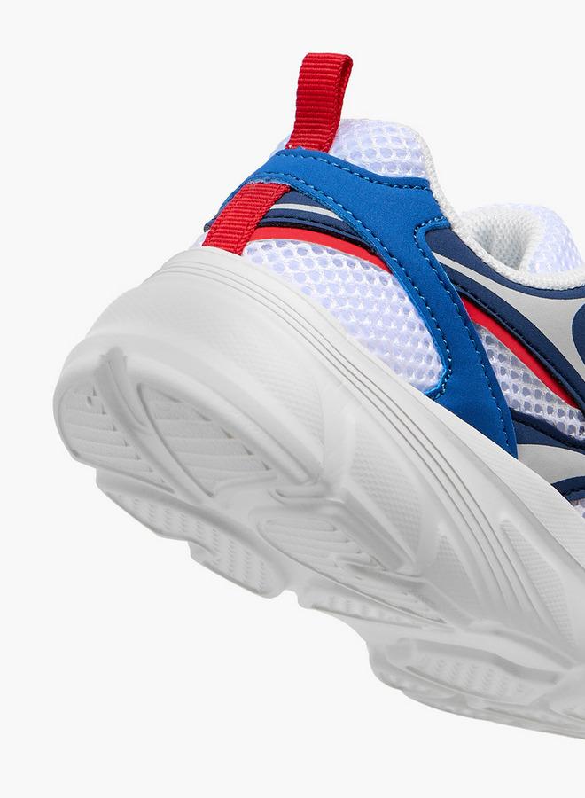 LBL by Shoexpress Boys Panelled Sneakers with Hook and Loop Closure - Image 5