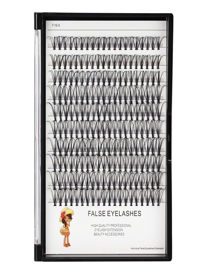 Bodermincer Large Tray 20D Cluster 0.07C,10 Lines,8-10-12-14mm Mixed,9-11-13-15mm Mixed, 10-12-14-16mm Mixed,Natural Long Individual Flare Lashes Cluster False Eyelashes (14-16-18-20mm Mixed) - Image 1