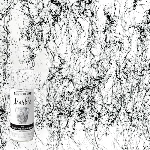 RUST-OLEUM رش طلاء الرخام المتخصص من راست-أوليوم 372484، 10.25 أونصة، أسود - Image 2