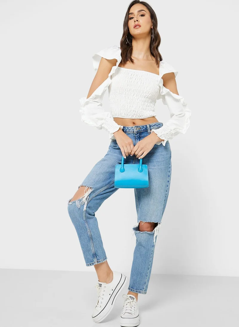 Ginger Ruffle Sleeve Top