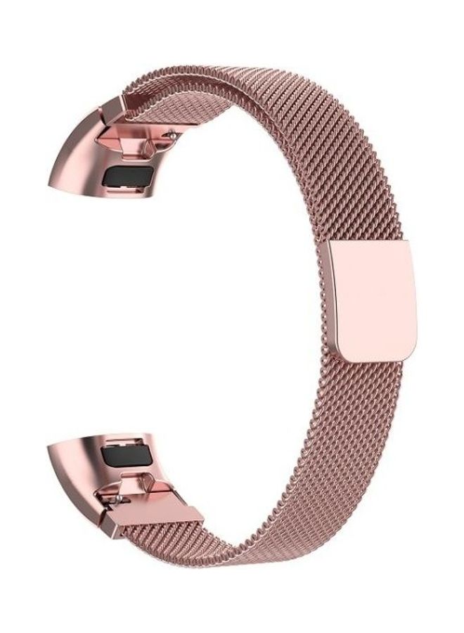 Loquat Milanese Strap For Huawei Band 3 And 4 Pro Rose Pink - Image 3